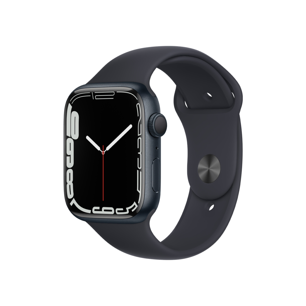 Apple Watch Series 7, 45mm Gece Yarısı Akıllı Saat