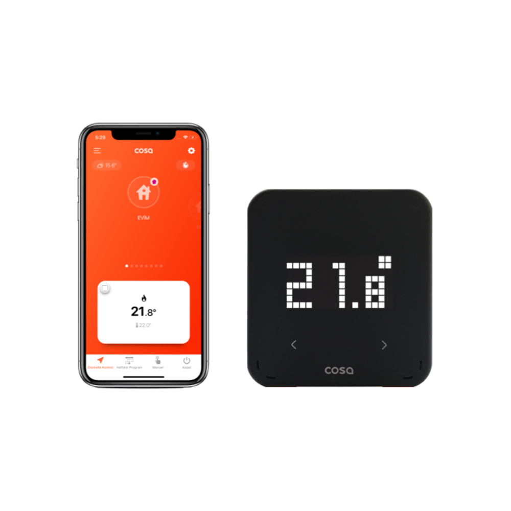 Cosa Akıllı Termostat Kombi + Klima Oda Termostatı