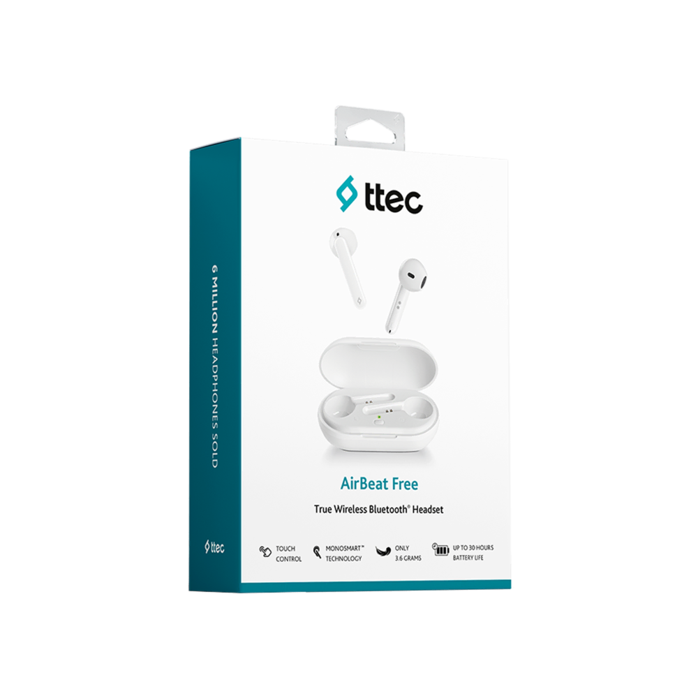 Ttec 2KM133B AirBeat Free TWS Btooth Kul Telefon Kulaklığı