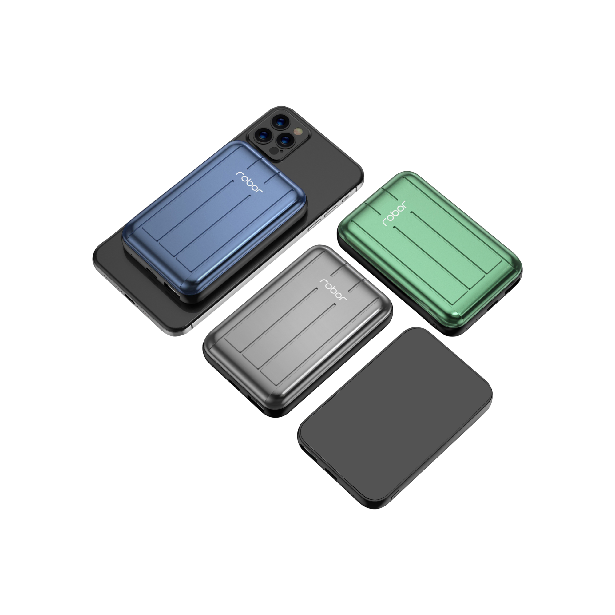 Robor Taşınab. Şarj R650 5000mAh Yeşil Powerbank