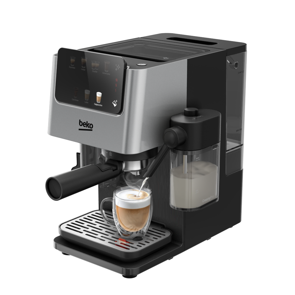 CED 7524 X CaffeExperto Öğütücülü Yarı Otomatik Espresso Makinesi