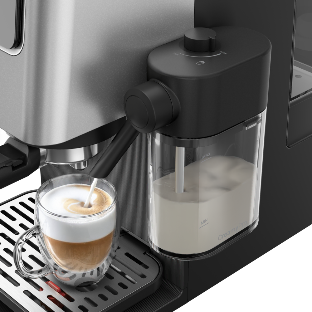 CED 7524 X CaffeExperto Öğütücülü Yarı Otomatik Espresso Makinesi