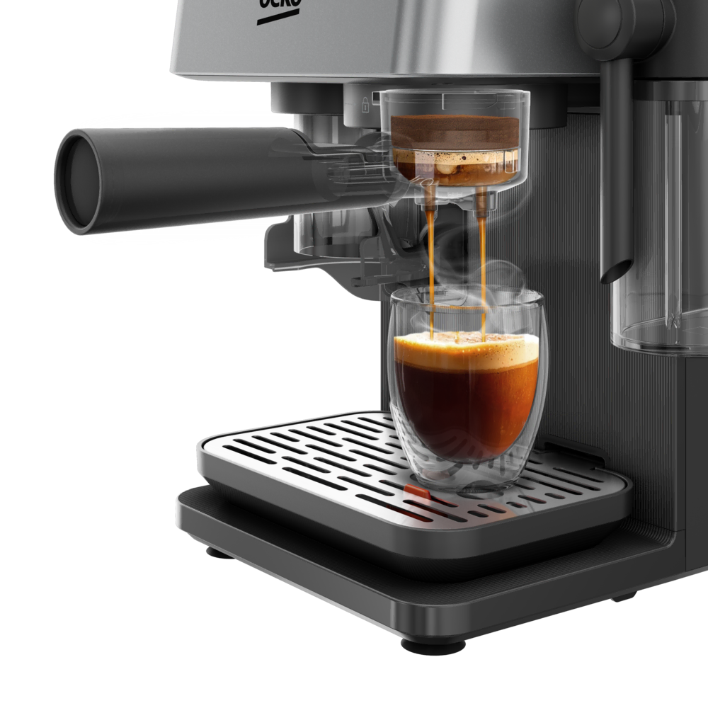 CED 7524 X CaffeExperto Öğütücülü Yarı Otomatik Espresso Makinesi