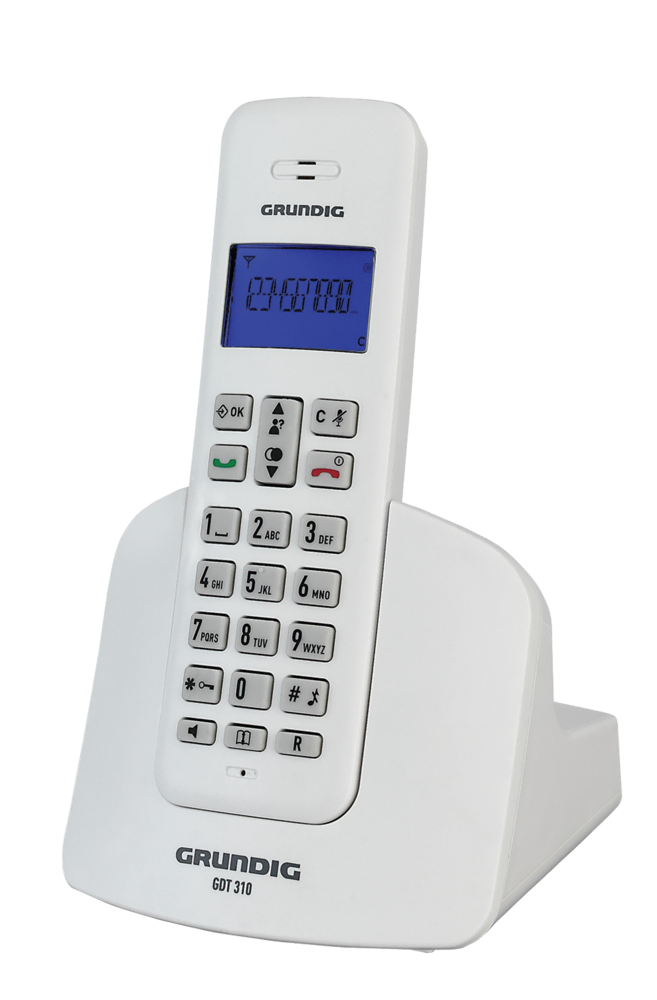 GRUNDIG GDT 310 Beyaz Telsiz Telefon