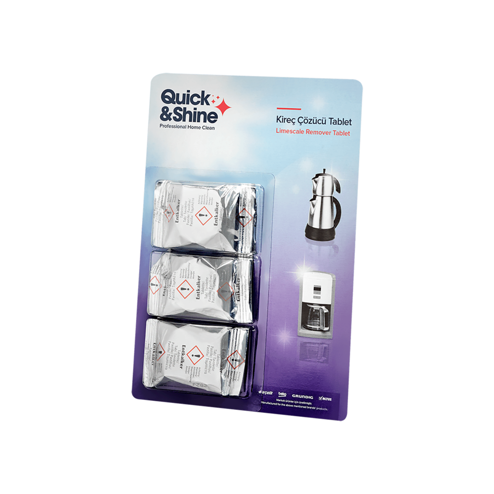 Kireç Çözücü Tablet Küçük Ev Aleti Temizlik ve Bakım Ürünleri