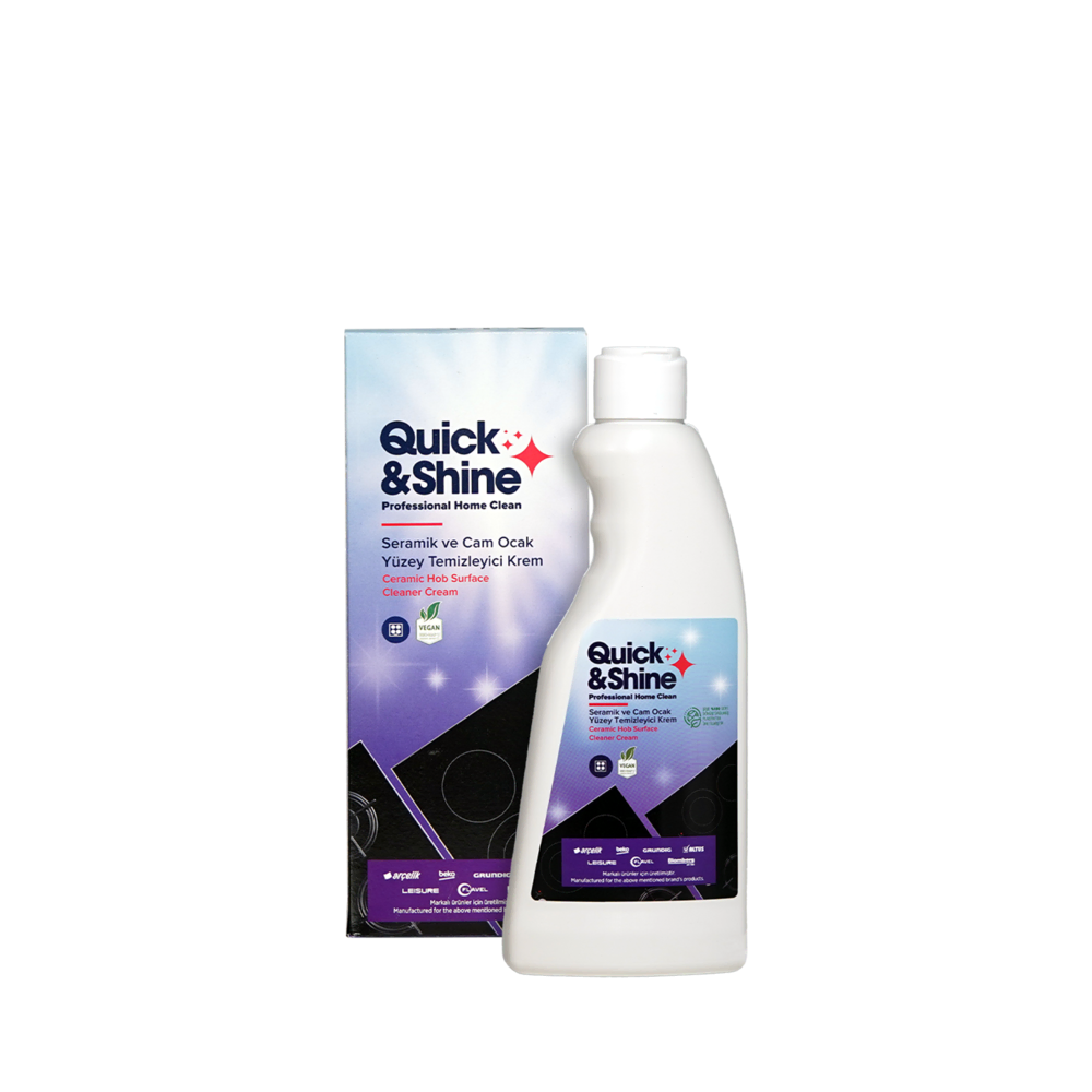 Vitroseramik & İndüksiyonlu Ocak Temizleyici  (VEGAN) Ocak ve Fırın Temizlik ve Bakım Ürünleri