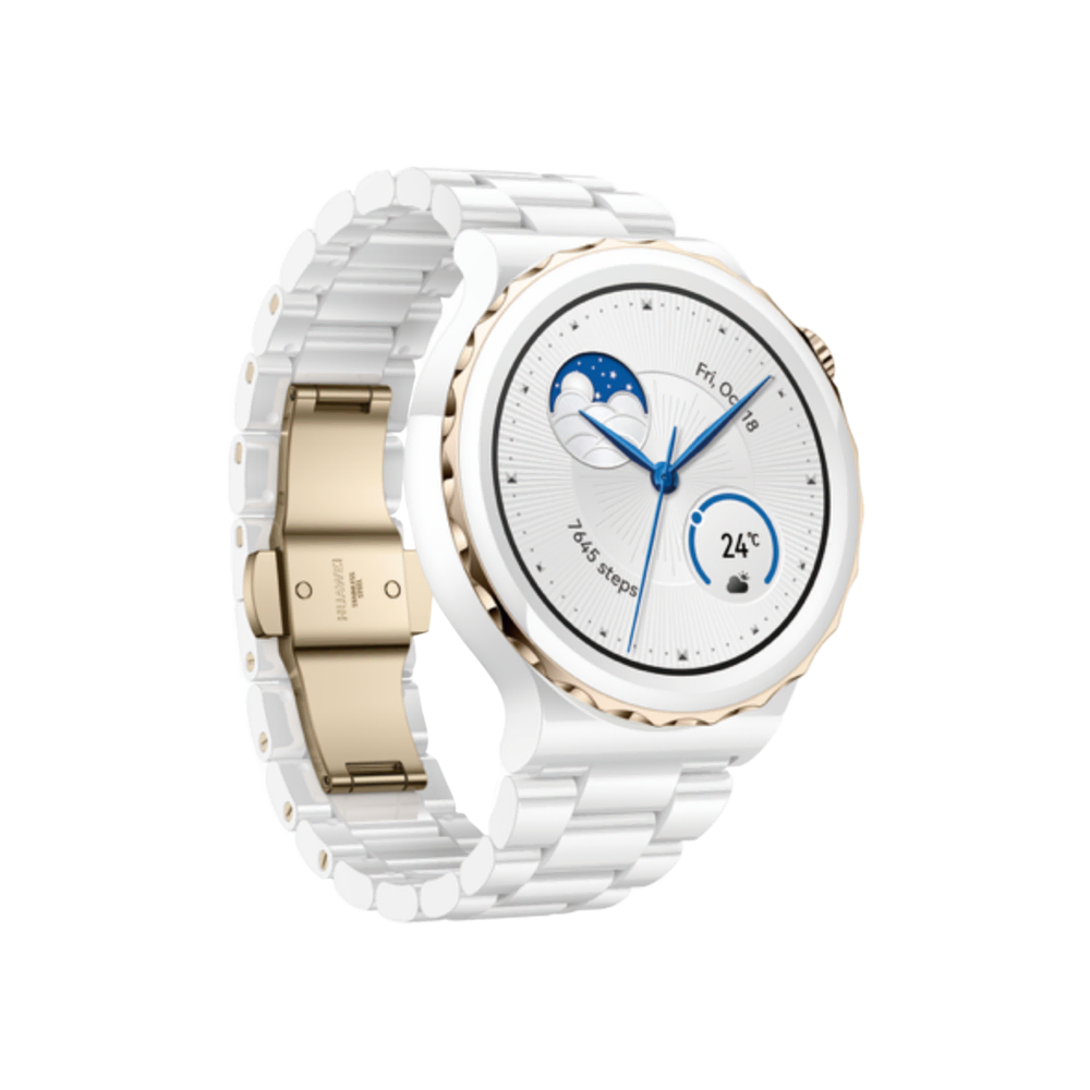 Huawei Watch GT3 Pro 43mm Seramik Beyaz Akıllı Saat