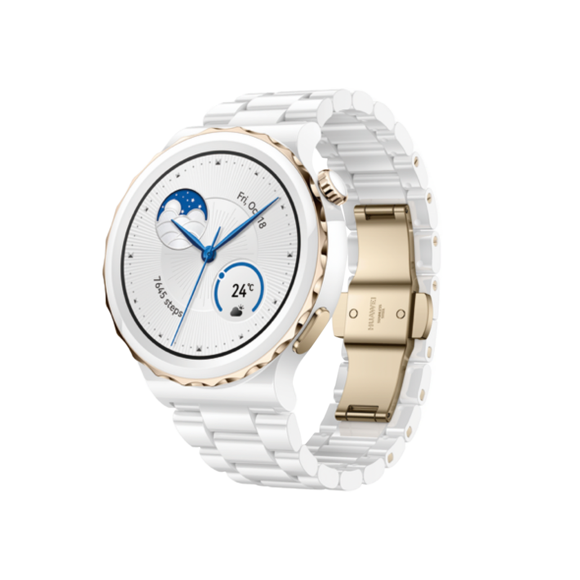 Huawei Watch GT3 Pro 43mm Seramik Beyaz Akıllı Saat
