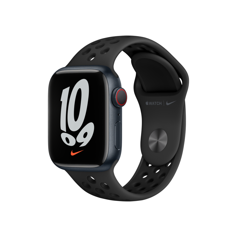 Apple Watch Nike S7 Cellular 41mm Siyah Akıllı Saat