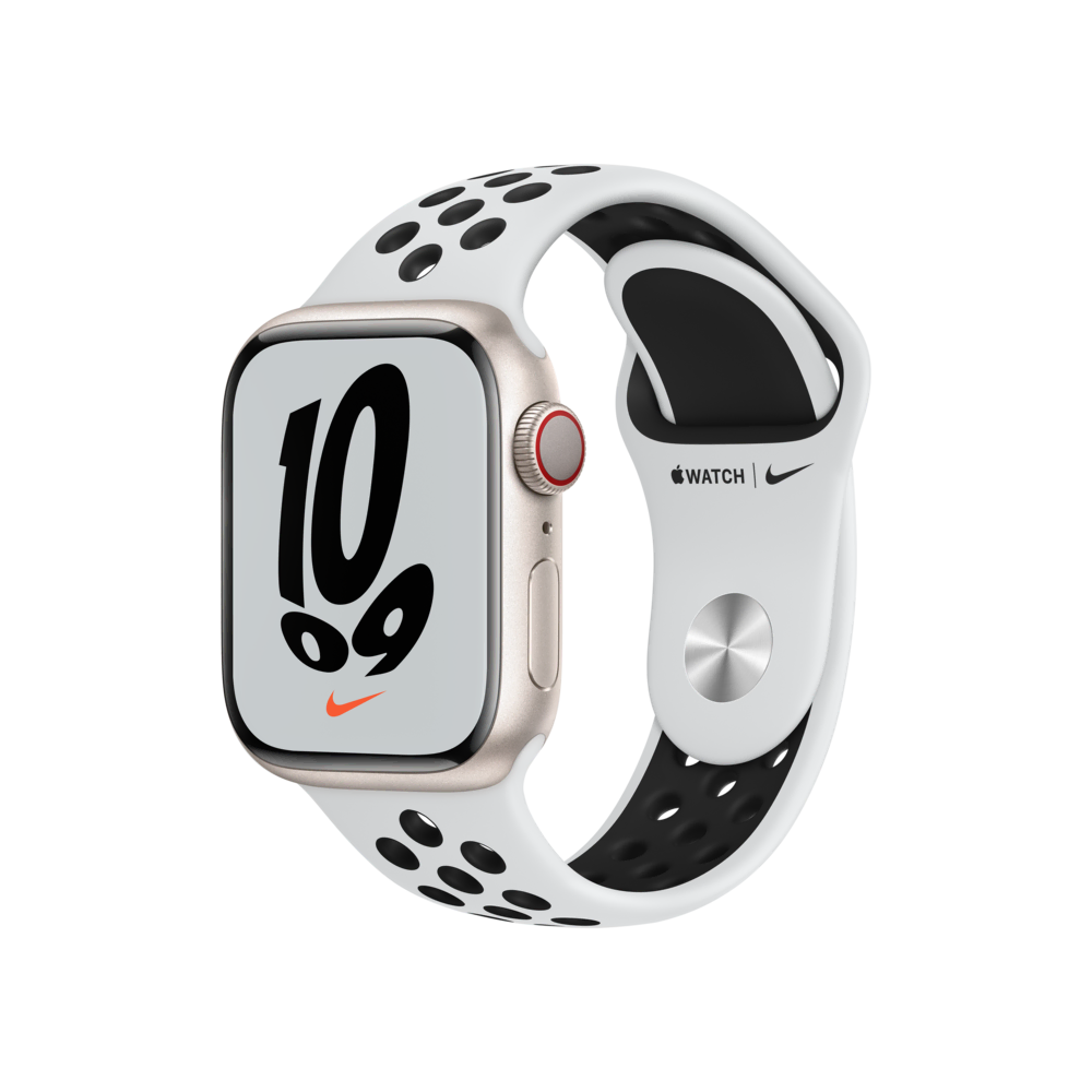 Apple Watch Nike S7 Cellular 41mm Beyaz Akıllı Saat