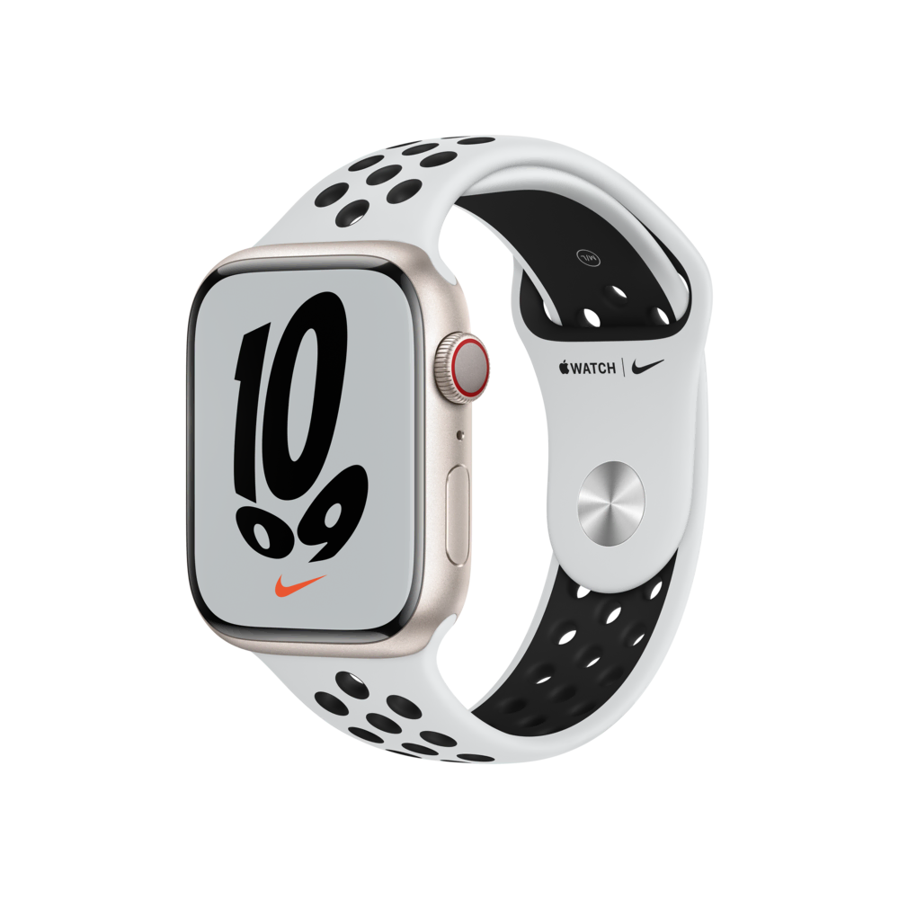 Apple Watch Nike S7 Cellular 45mm Beyaz Akıllı Saat