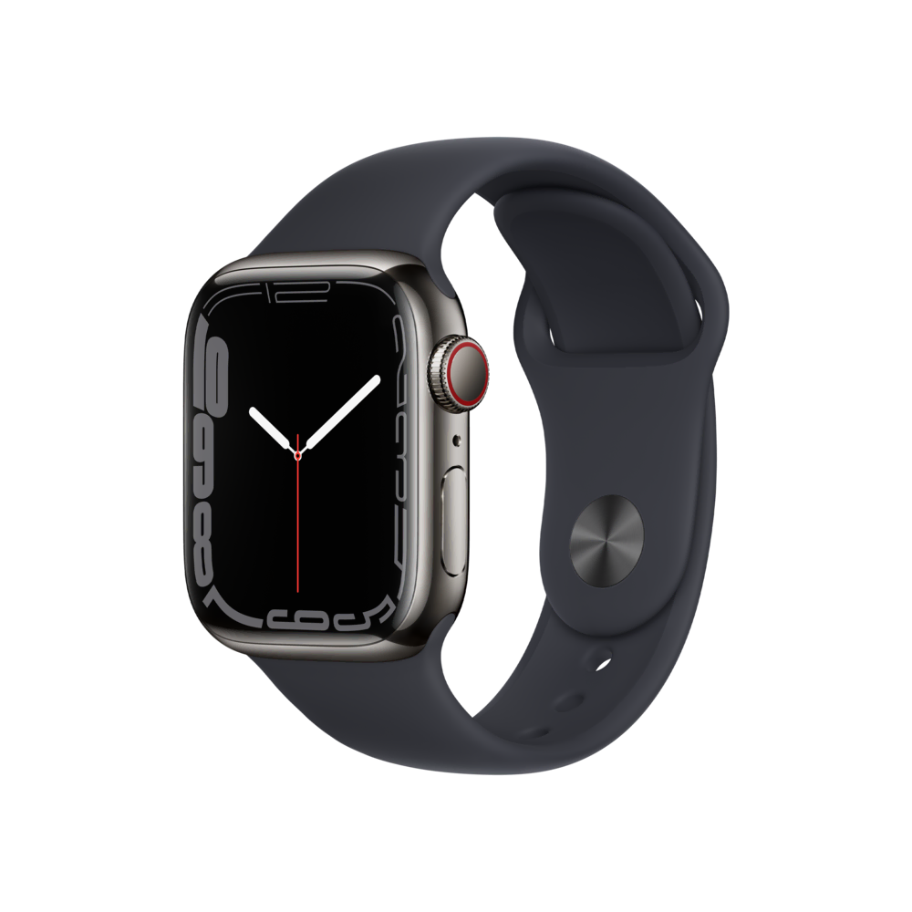 Apple Watch S7 Cellular 41 Grafit-Milano Akıllı Saat