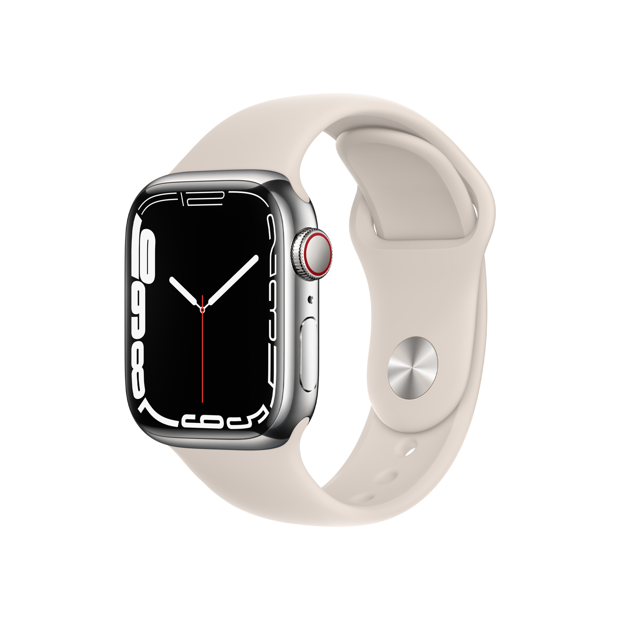 Apple Watch S7 Cellular 41mm Gümüş-Beyaz Akıllı Saat