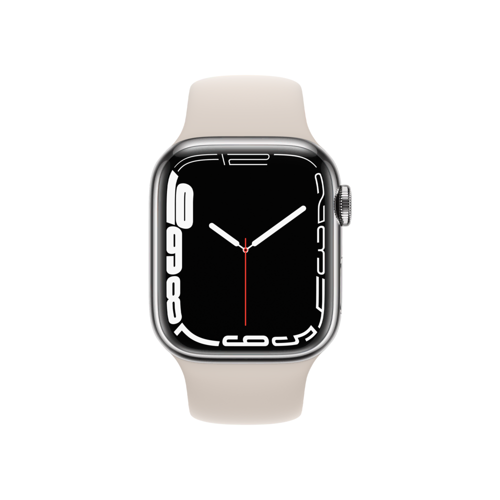 Apple Watch S7 Cellular 41mm Gümüş-Beyaz Akıllı Saat