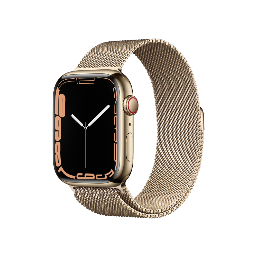 Apple Watch S7 Cellular 45mm Altın Akıllı Saat