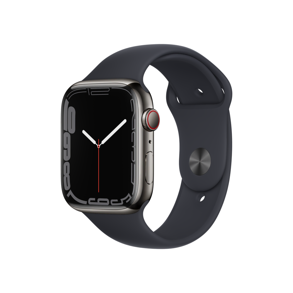 Apple Watch S7 Cellular 45 Grafit-Milano Akıllı Saat