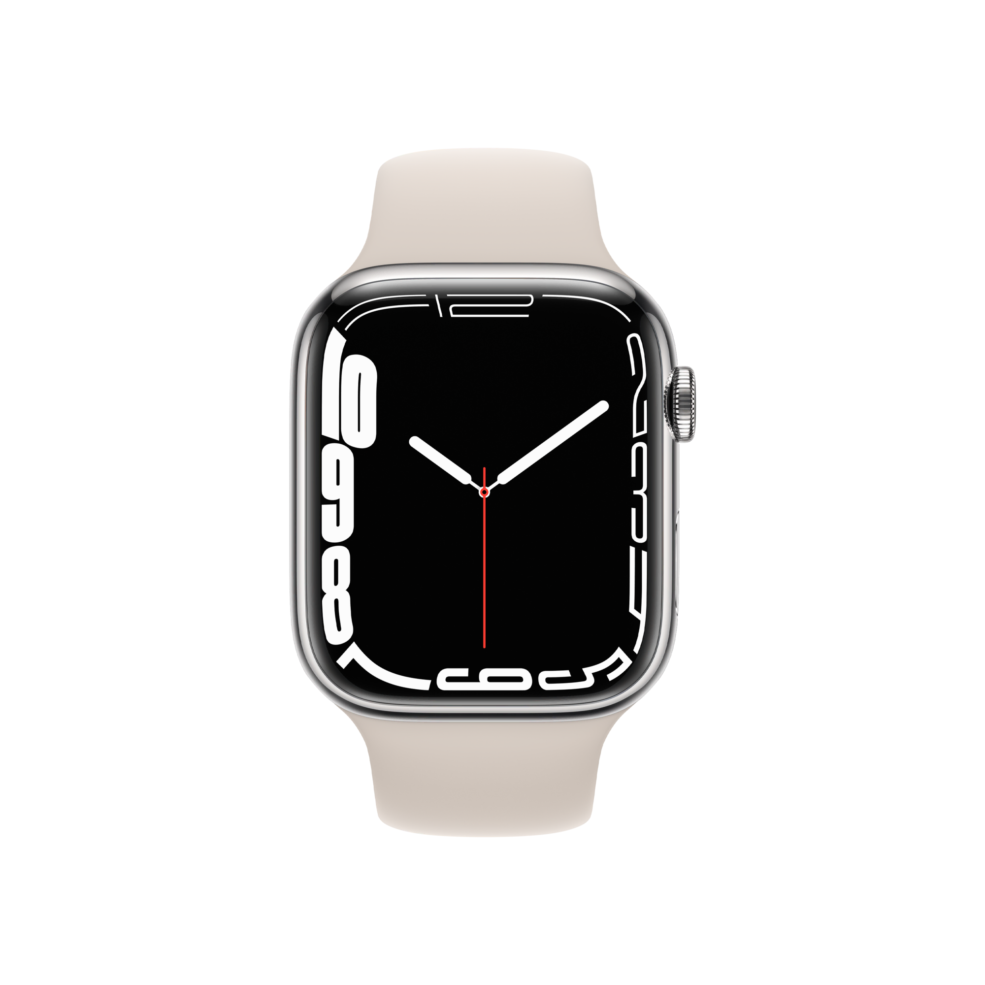 Apple Watch S7 Cellular 45mm Gümüş-Beyaz Akıllı Saat