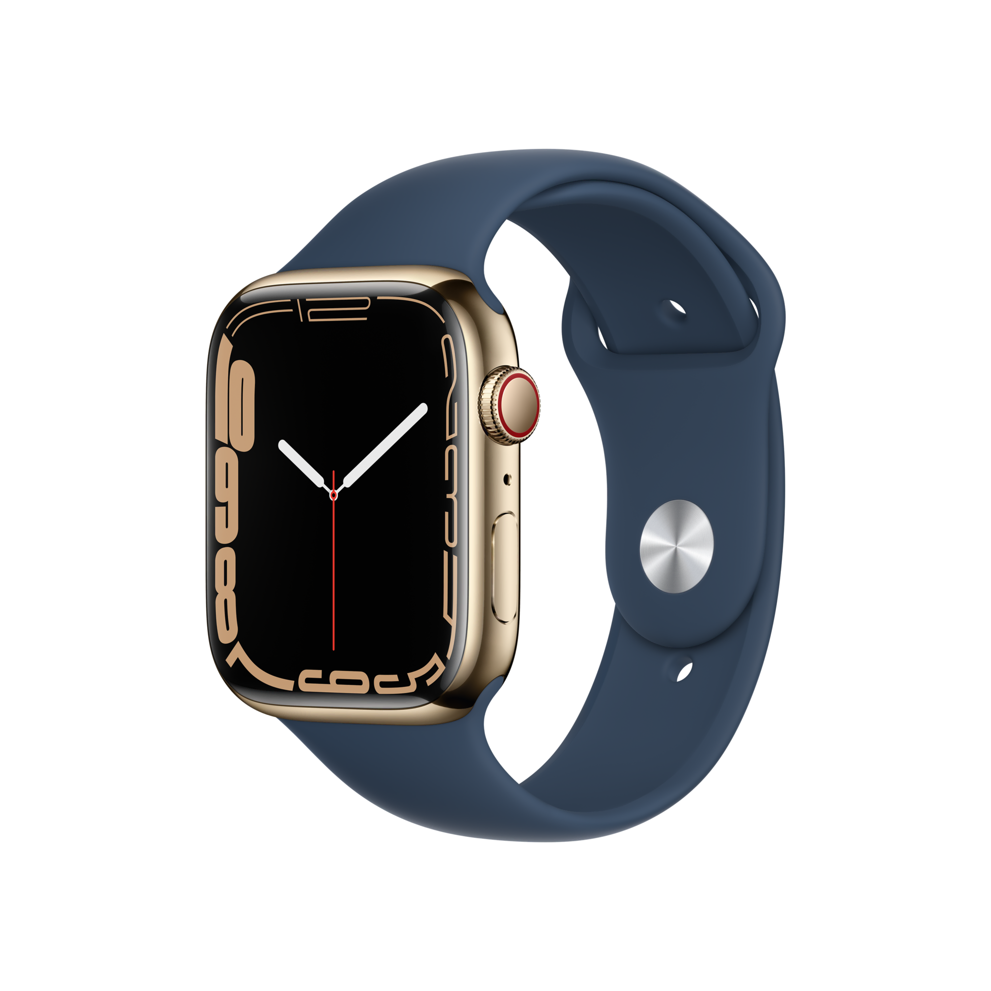Apple Watch S7 Cellular 45mm Altın-Mavi Akıllı Saat