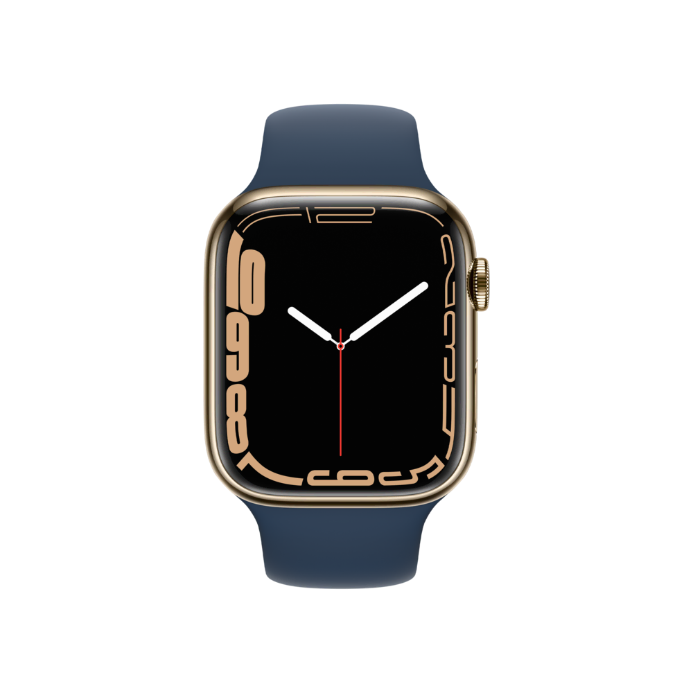 Apple Watch S7 Cellular 45mm Altın-Mavi Akıllı Saat