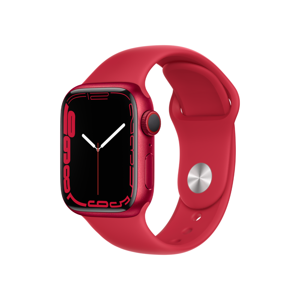 Apple Watch S7 Cellular 41mm Kırmızı Akıllı Saat