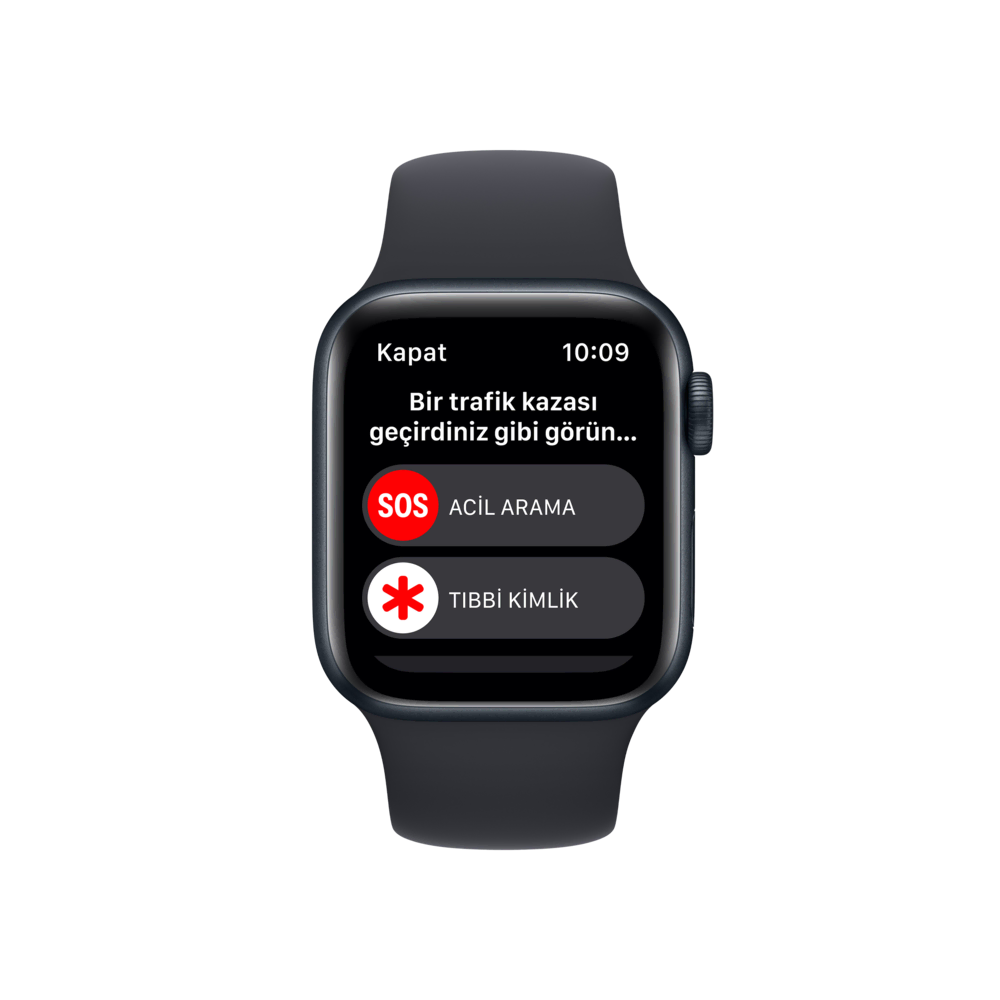 Apple Watch SE 2. Nesil, 40mm Gece Yarısı Akıllı Saat