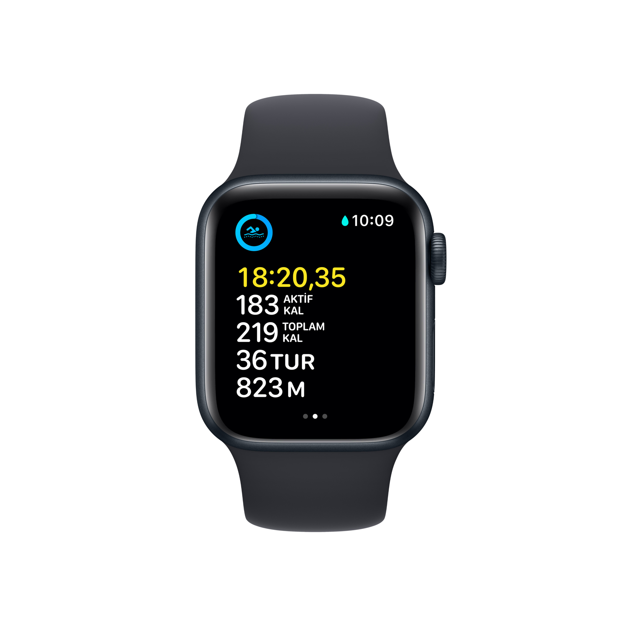 Apple Watch SE 2. Nesil, 40mm Gece Yarısı Akıllı Saat