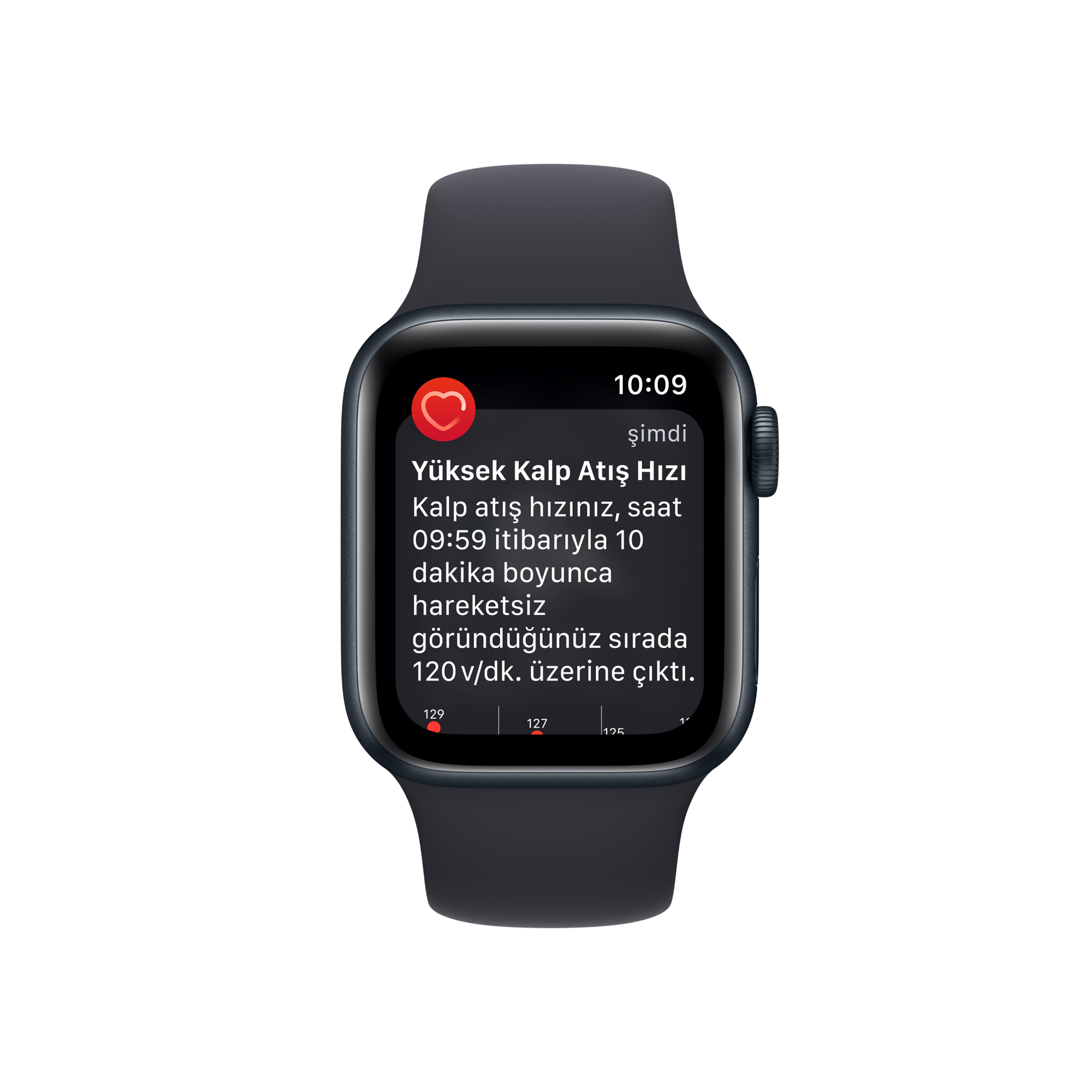 Apple Watch SE 2. Nesil, 40mm Gece Yarısı Akıllı Saat