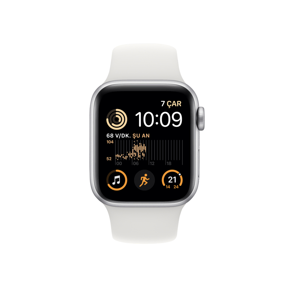 Apple Watch SE 2. Nesil, 40mm Gümüş Akıllı Saat