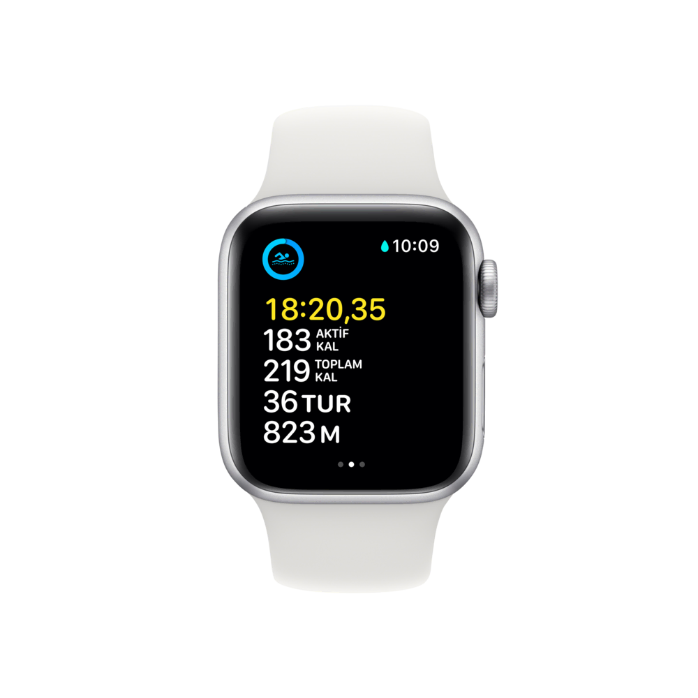 Apple Watch SE 2. Nesil, 40mm Gümüş Akıllı Saat