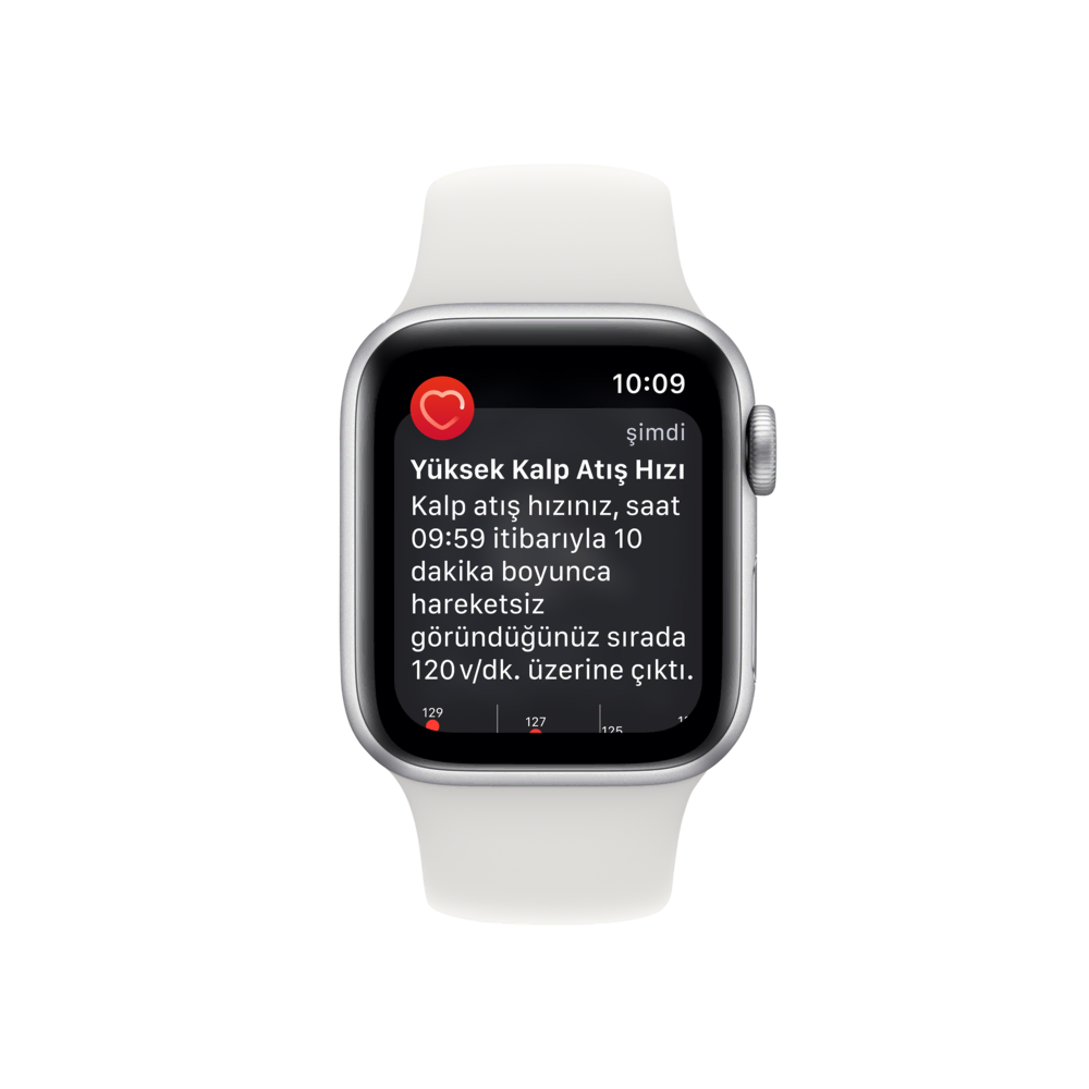 Apple Watch SE 2. Nesil, 40mm Gümüş Akıllı Saat