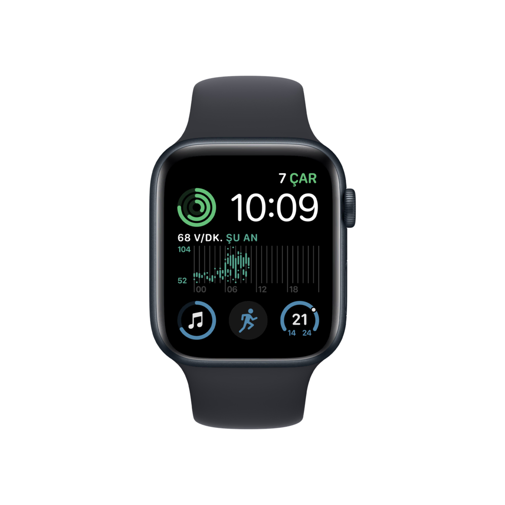 Apple Watch SE, 44mm Gece Yarısı Yeni Akıllı Saat