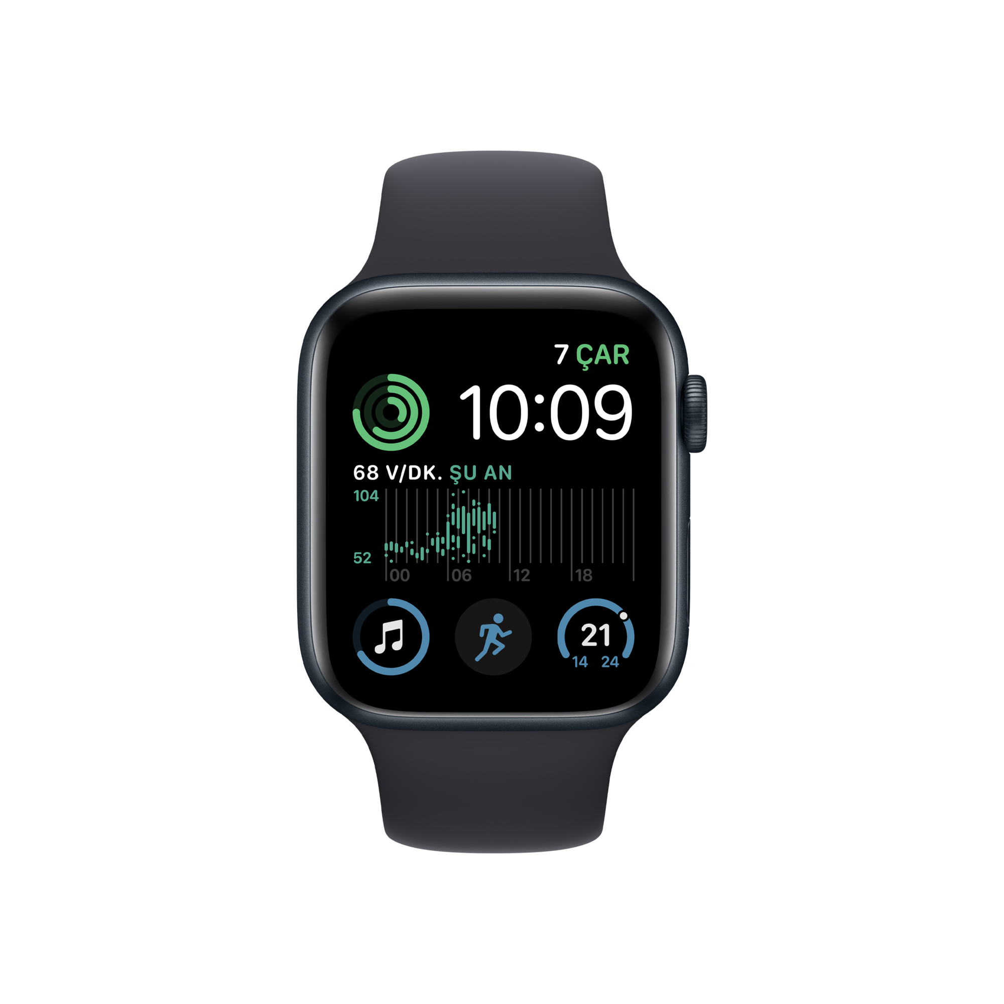 Apple Watch SE, 44mm Gece Yarısı Yeni Akıllı Saat