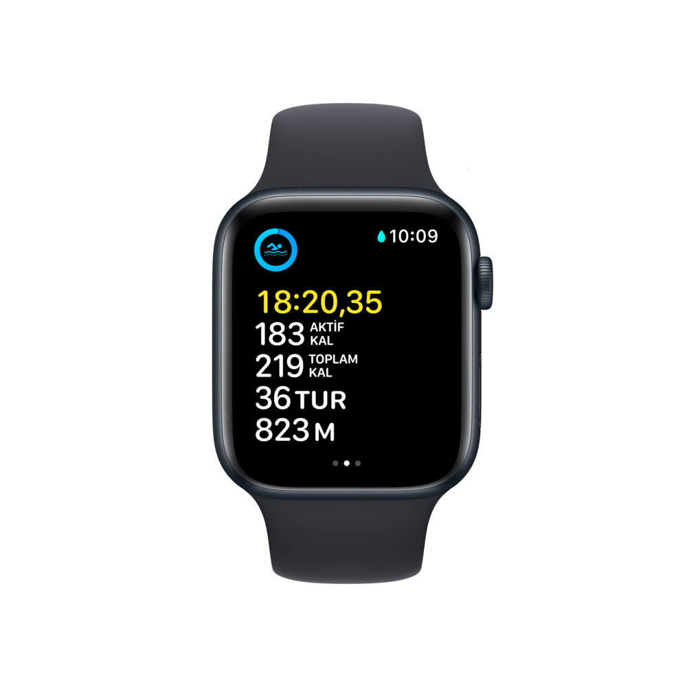 Apple Watch SE, 44mm Gece Yarısı Yeni Akıllı Saat