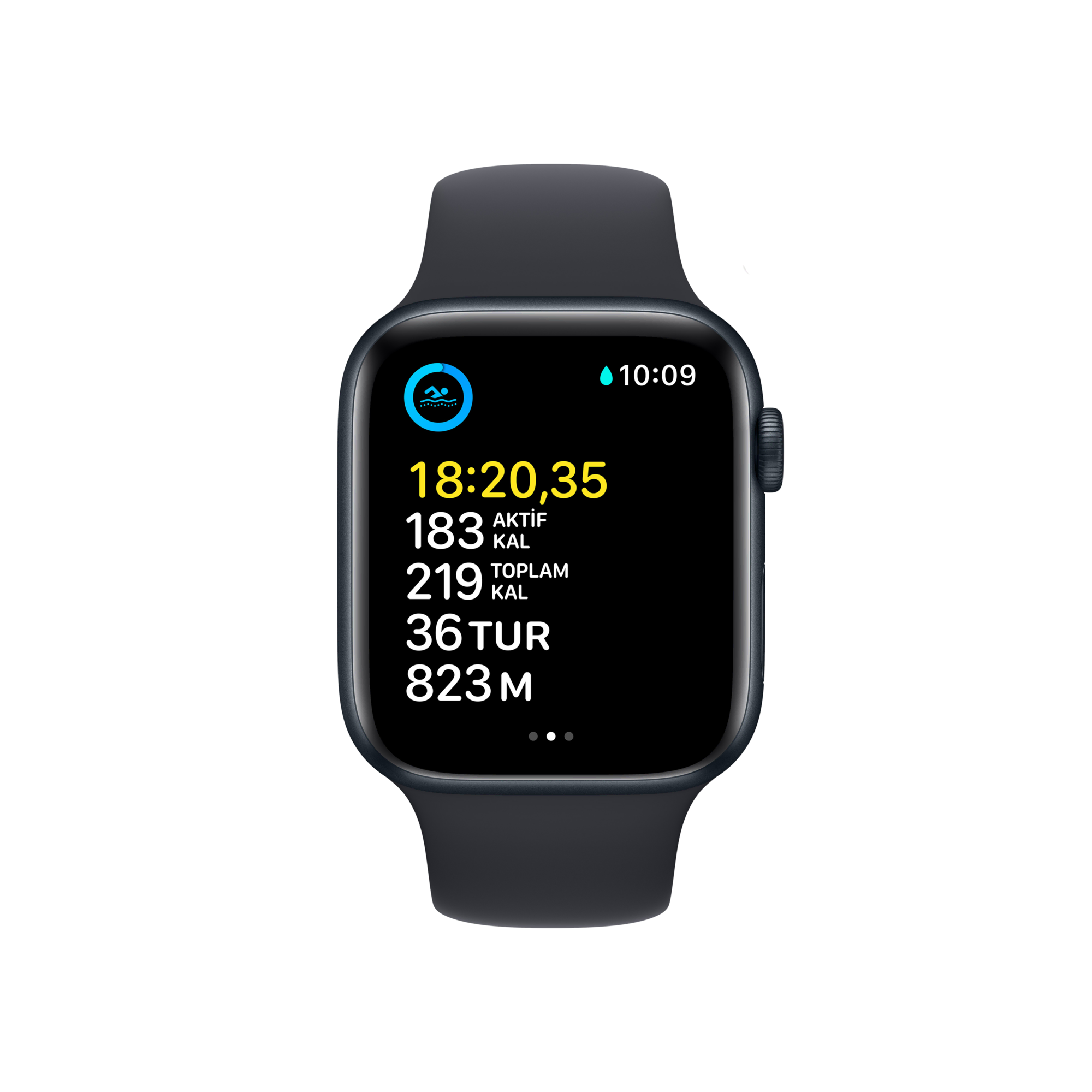 Apple Watch SE, 44mm Gece Yarısı Yeni Akıllı Saat
