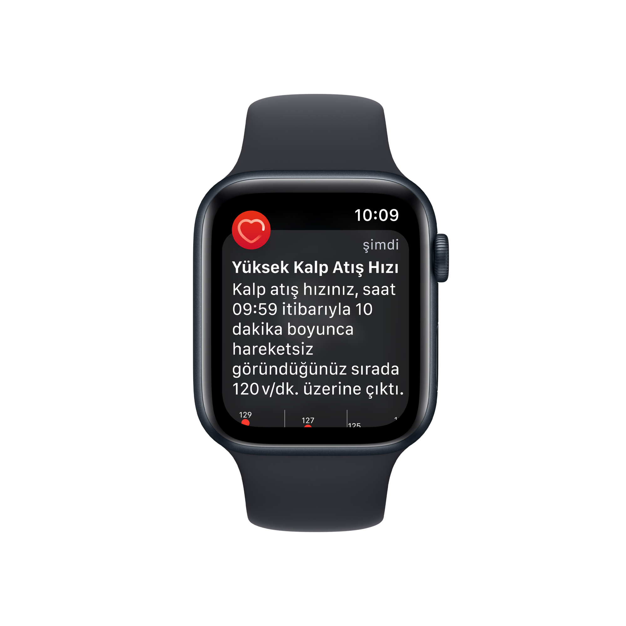 Apple Watch SE, 44mm Gece Yarısı Yeni Akıllı Saat