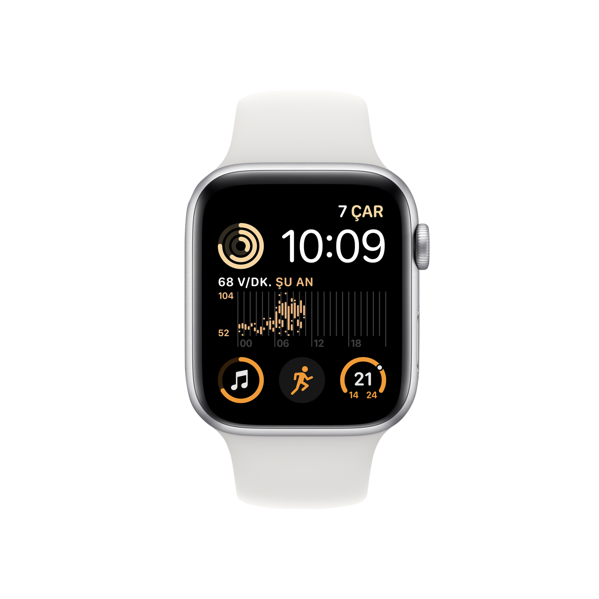 Apple Watch SE 2. Nesil, 44mm Gümüş Akıllı Saat