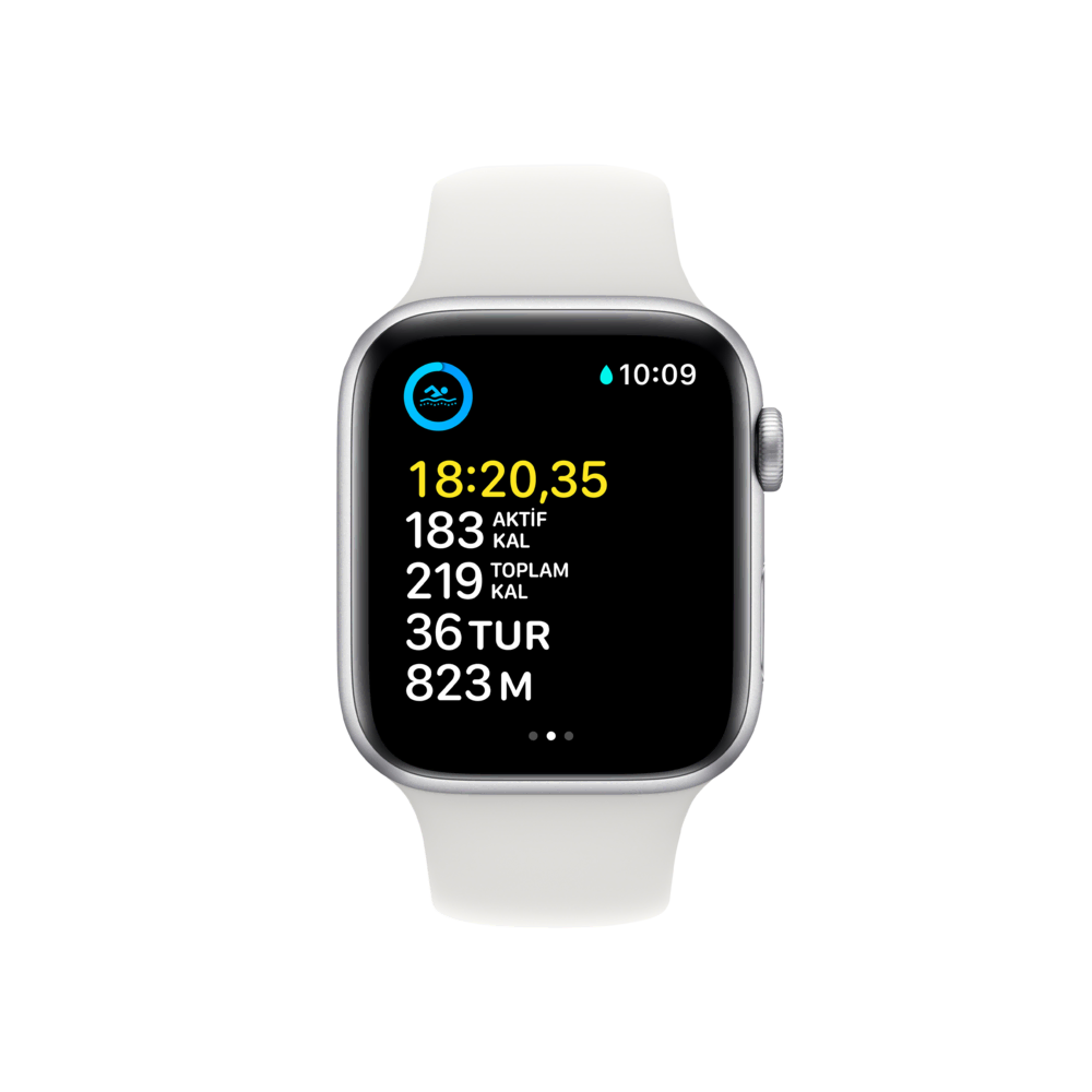 Apple Watch SE 2. Nesil, 44mm Gümüş Akıllı Saat