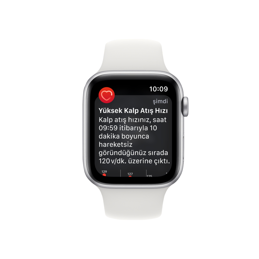 Apple Watch SE 2. Nesil, 44mm Gümüş Akıllı Saat