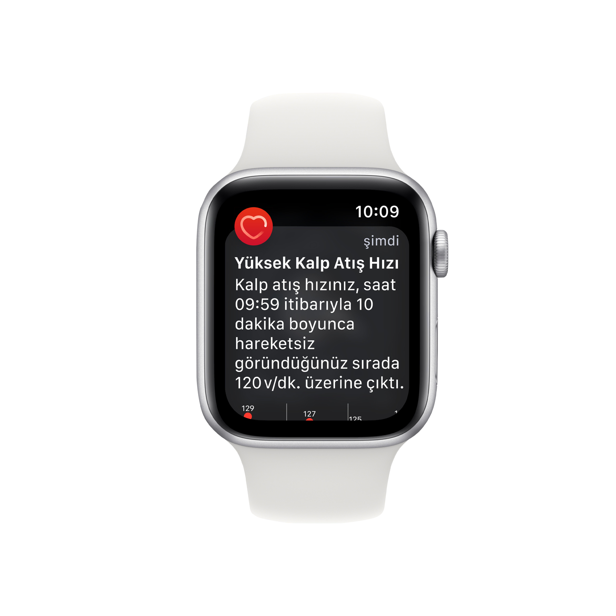 Apple Watch SE 2. Nesil, 44mm Gümüş Akıllı Saat