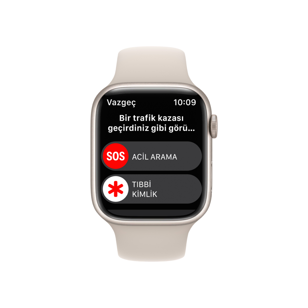 Apple Watch Series 8, 45mm Yıldız Işığı Akıllı Saat