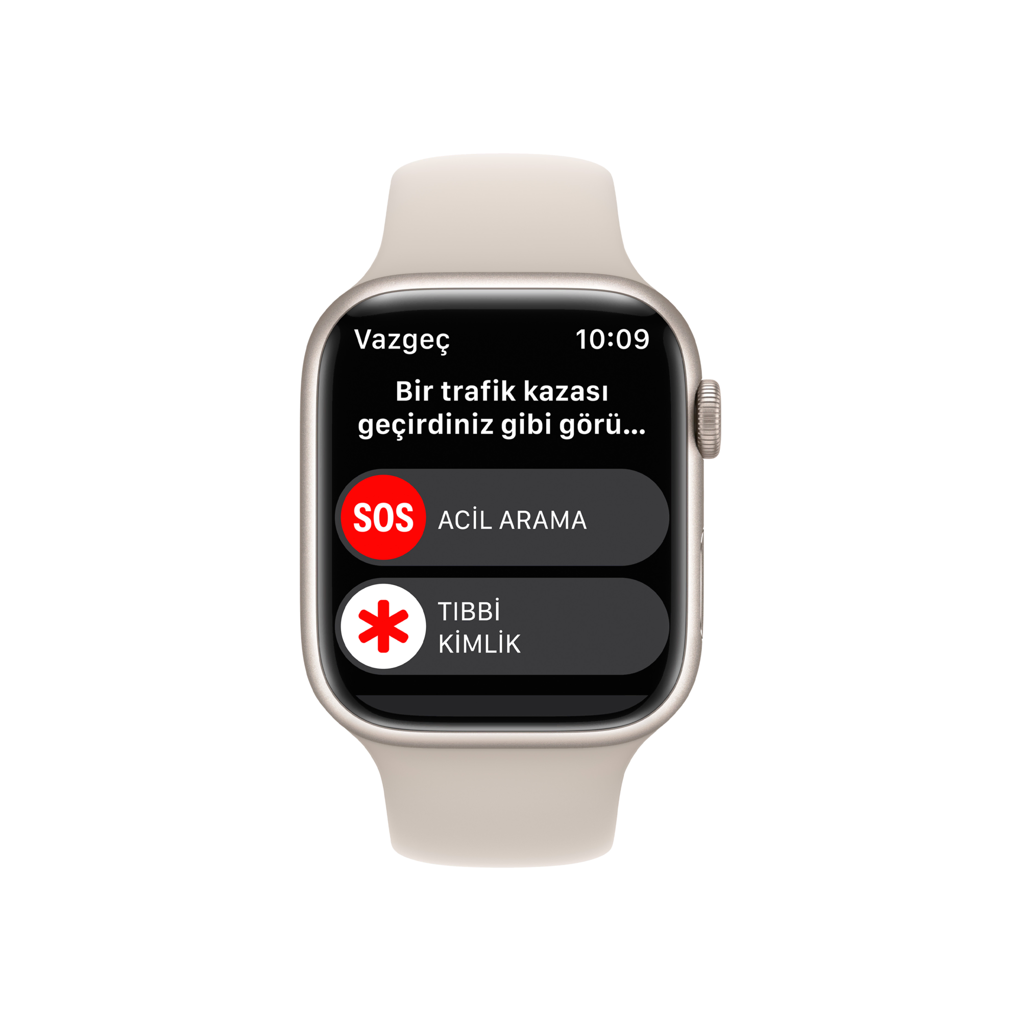 Apple Watch Series 8, 45mm Yıldız Işığı Akıllı Saat