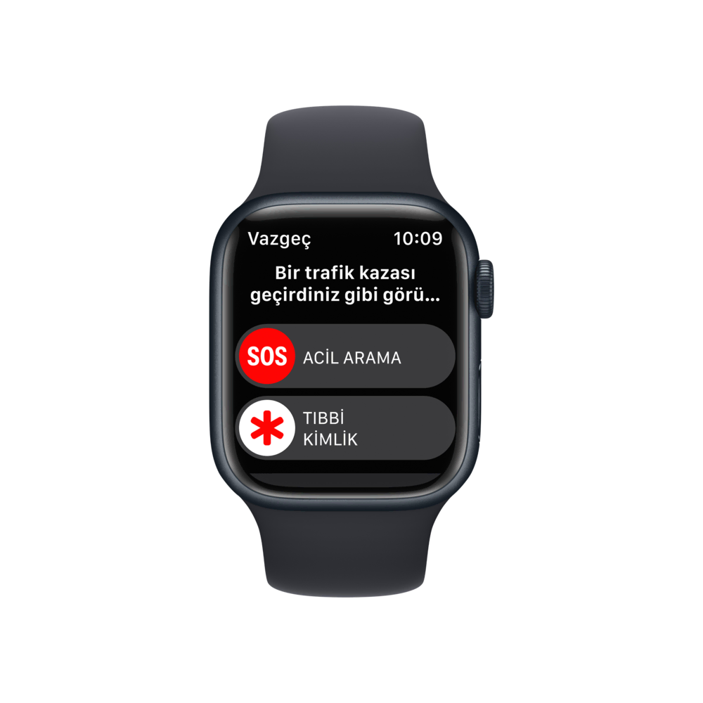 Apple Watch Series 8, 41mm Gece Yarısı Akıllı Saat