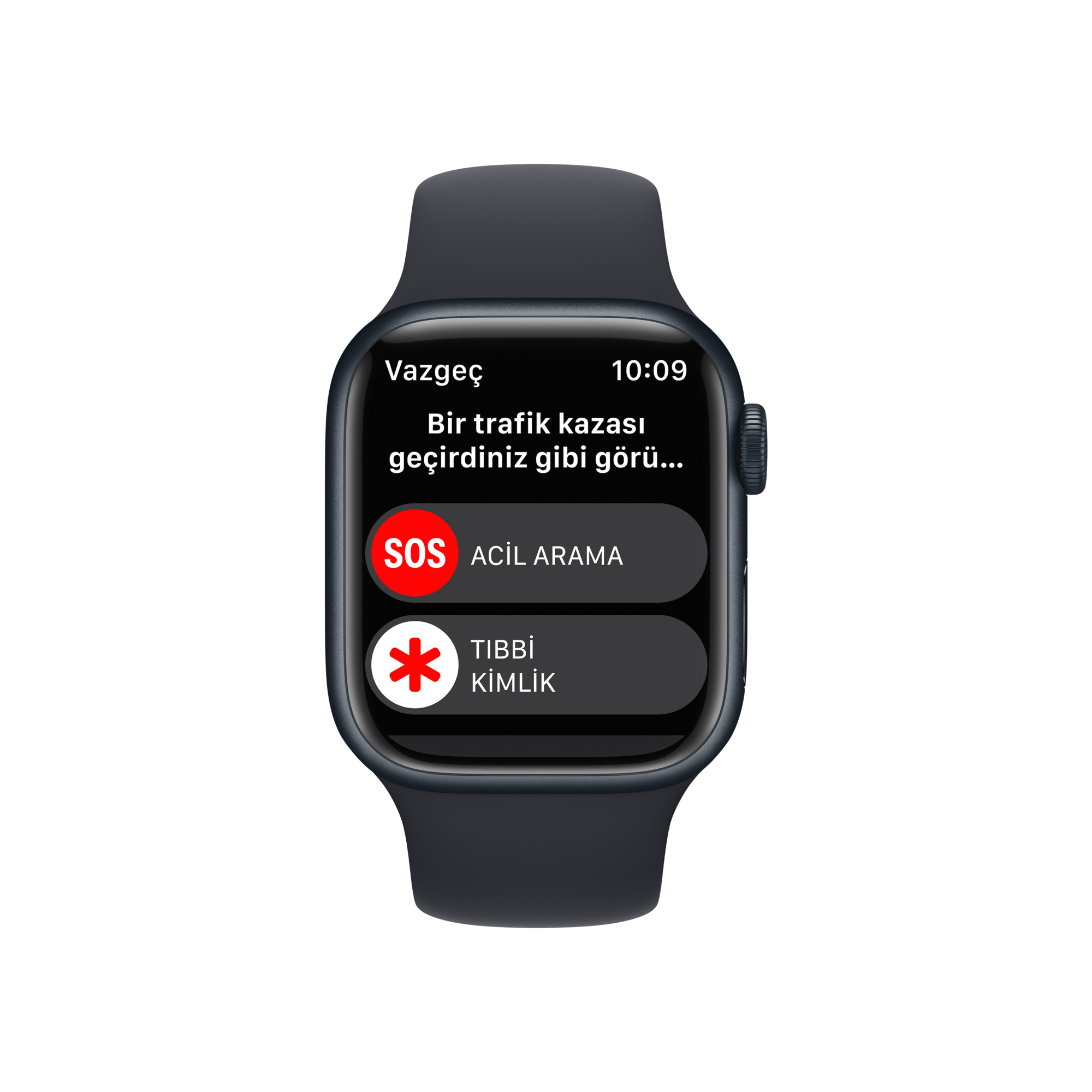 Apple Watch Series 8, 41mm Gece Yarısı Akıllı Saat