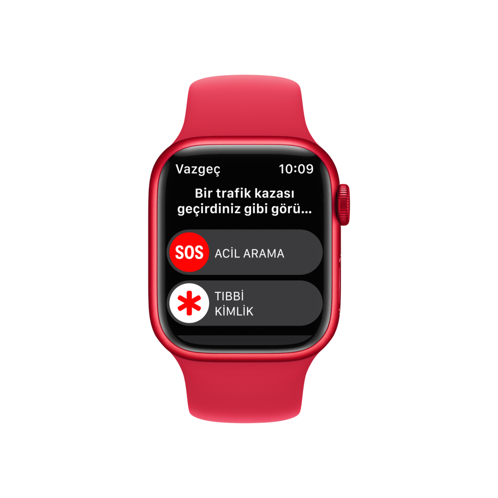 Apple Watch Series 8, 41mm Kırmızı Akıllı Saat