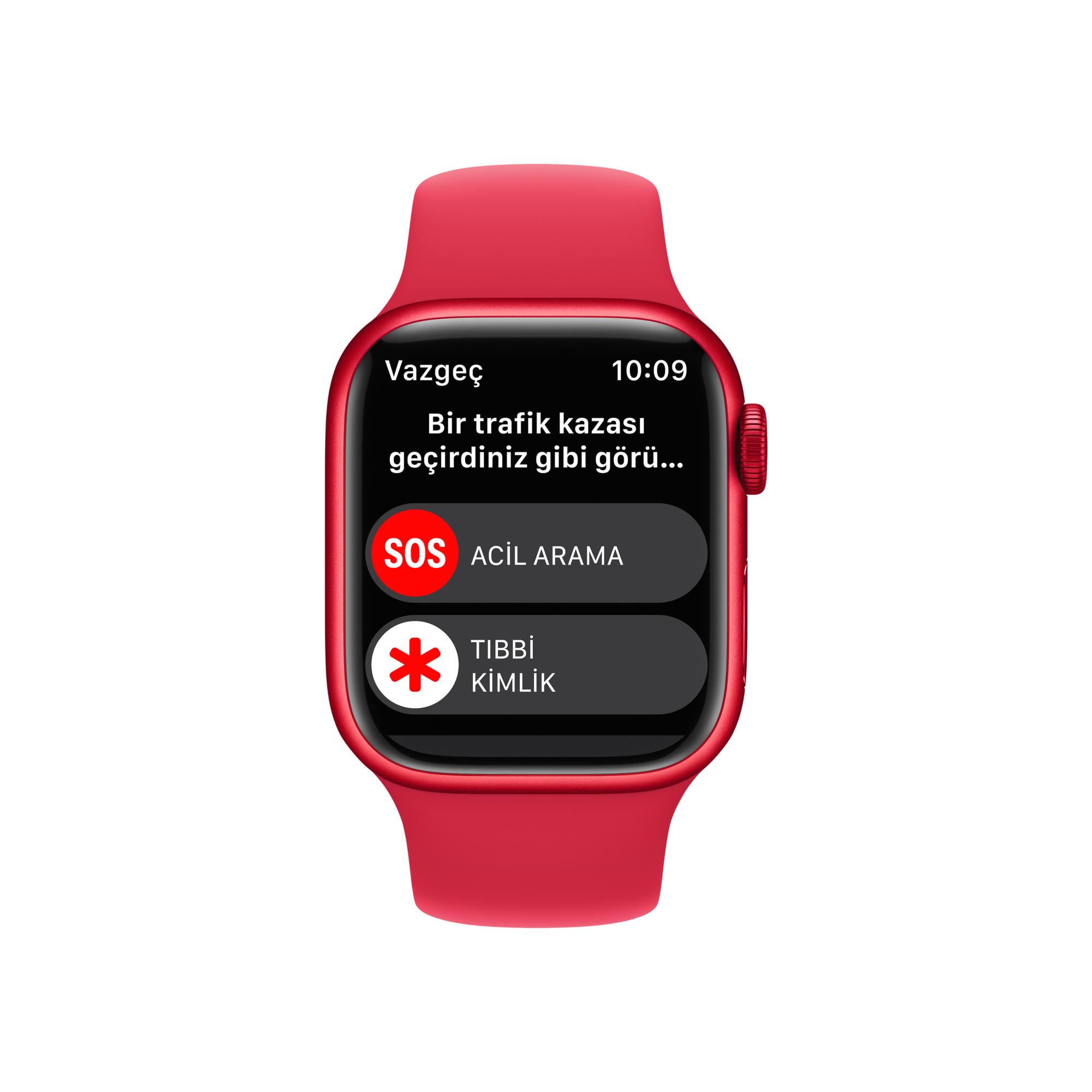 Apple Watch Series 8, 41mm Kırmızı Akıllı Saat