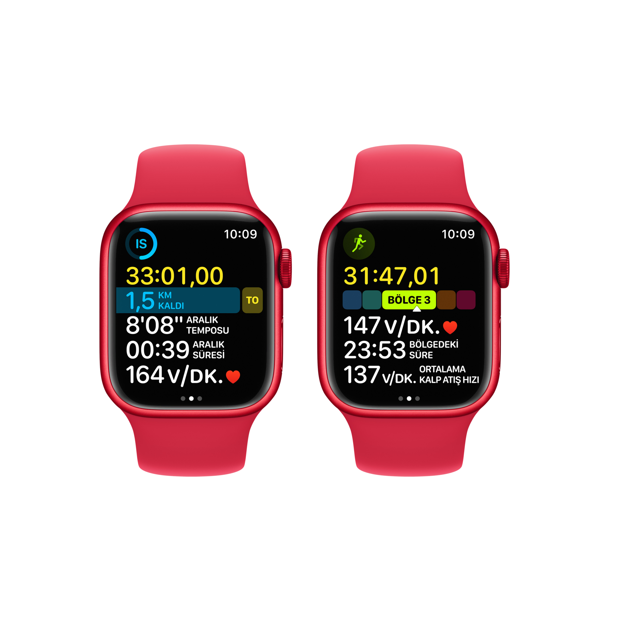 Apple Watch Series 8, 41mm Kırmızı Akıllı Saat