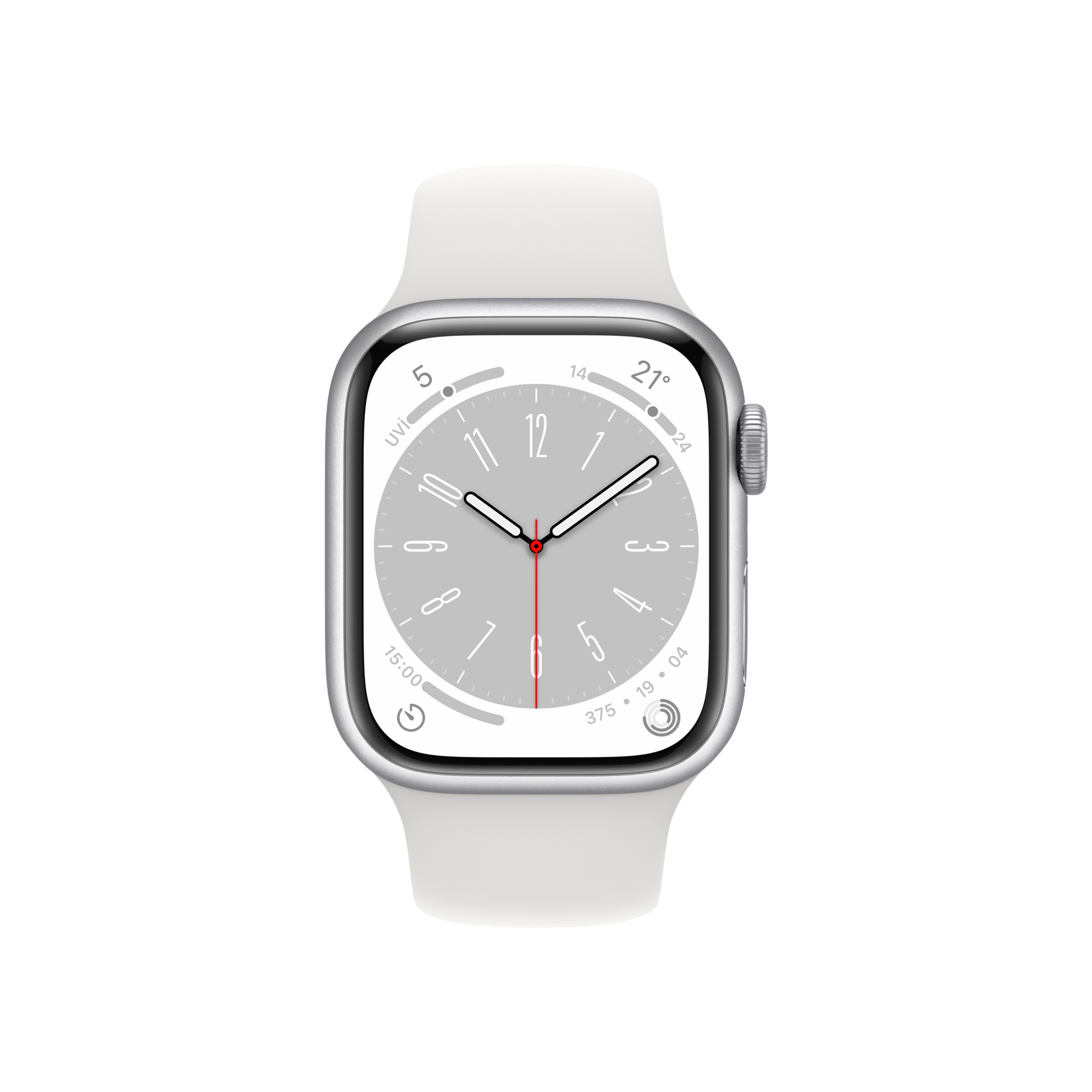 Apple Watch Series 8, 41mm Gümüş Akıllı Saat