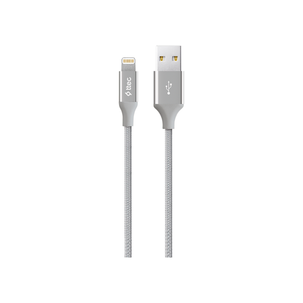 Ttec AlumiCable iPh. Şarj Kablosu Gümüş Şarj Kabloları