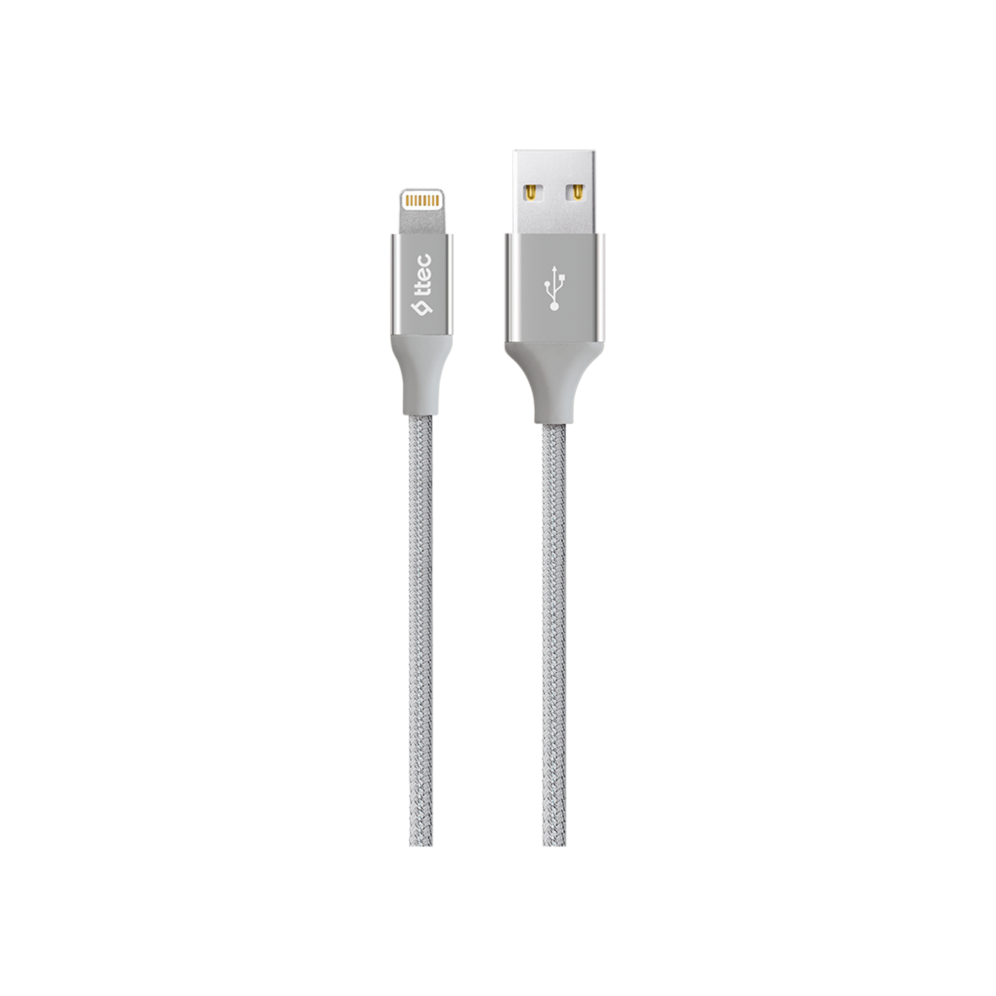 Ttec AlumiCable iPh. Şarj Kablosu Gümüş Şarj Kabloları
