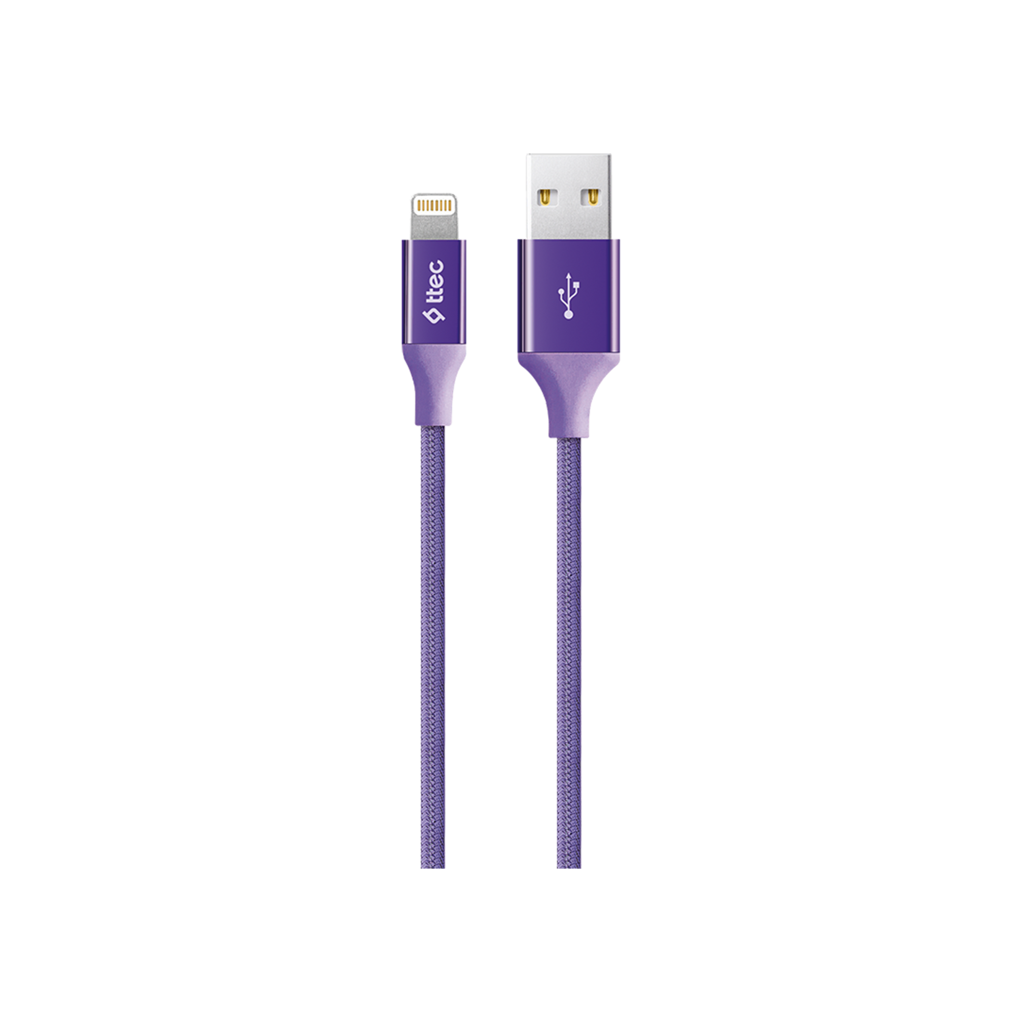 Ttec AlumiCable iPh. Şarj Kablosu Mor Şarj Kabloları